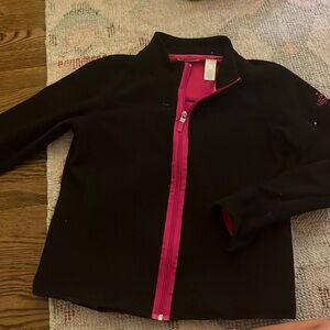 black fleese zip up